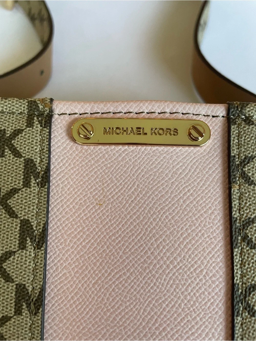 🔥 Michael Kors MK Signature Pink Belt Bag Fanny Pack